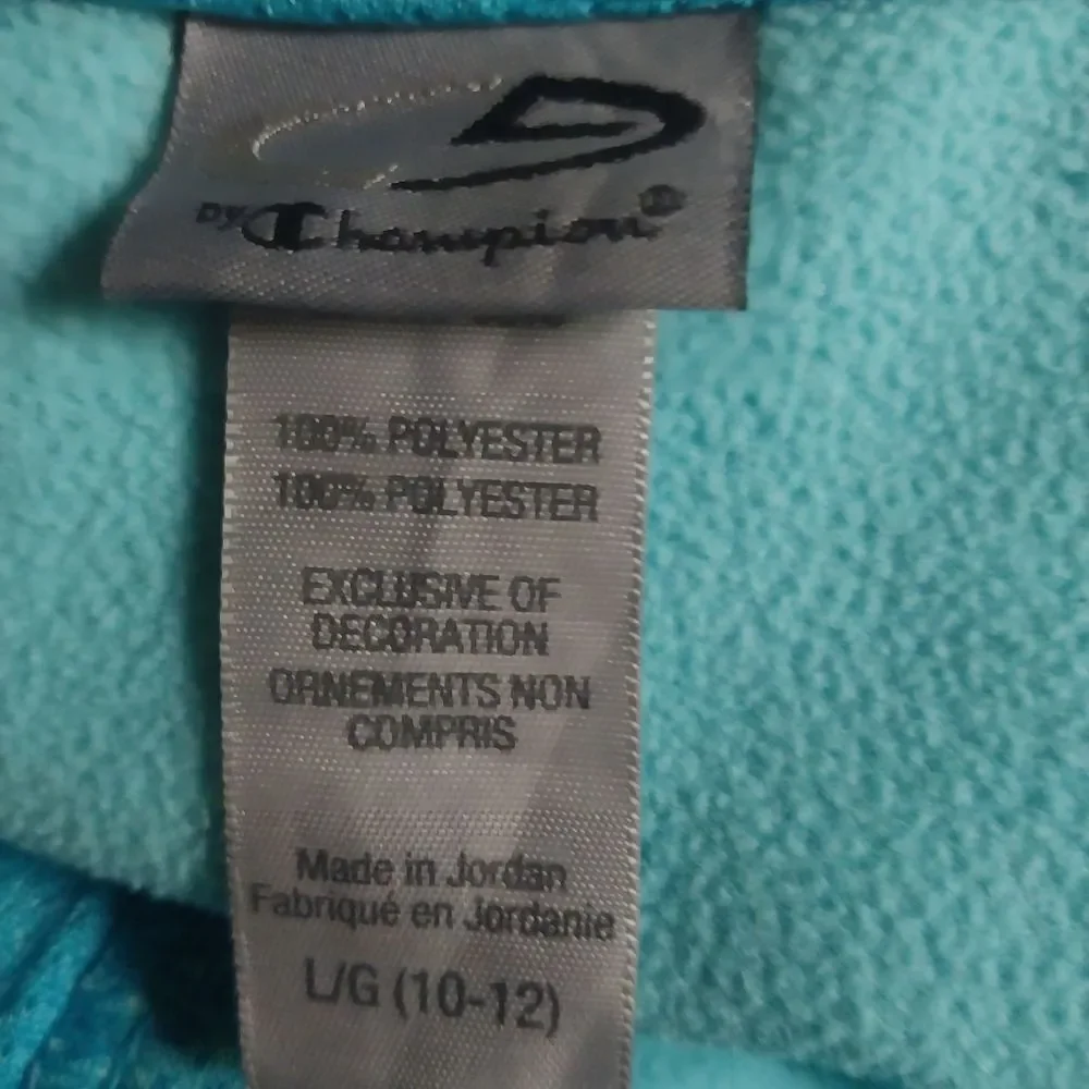 Champion Girl's Teal Zip-Up Jacket